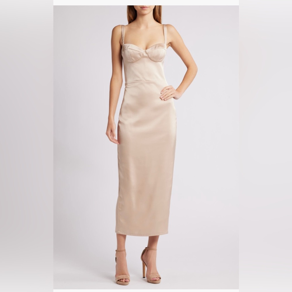 Katie May Teagan Bustier Sleeveless Gown- Size Small